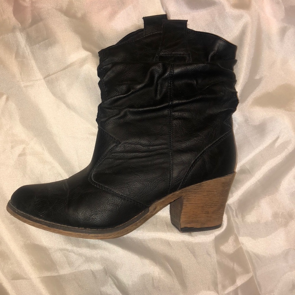 Black booties